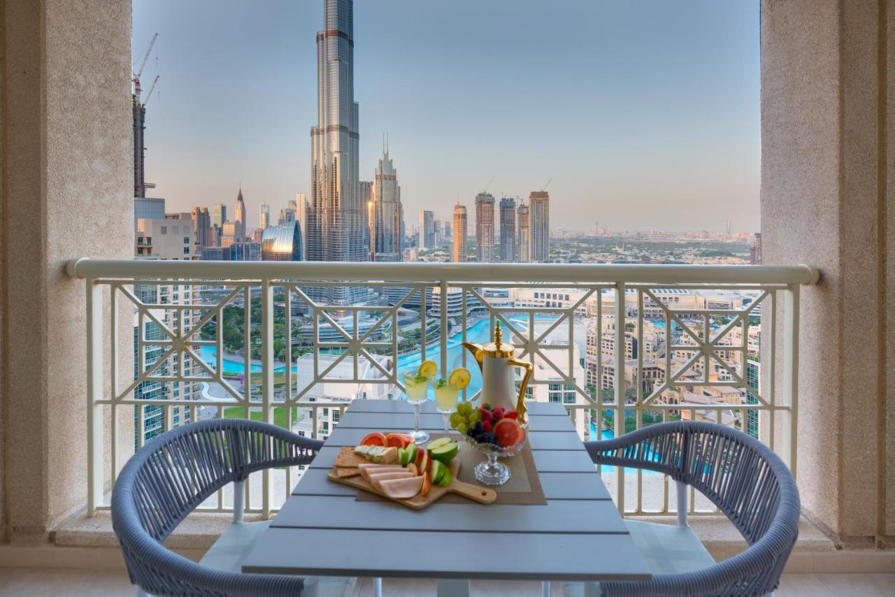 Durrani Homes - Designer 2Br Apt With Stunning Burj Khalifa And Fountain View Dubaj Exteriér fotografie