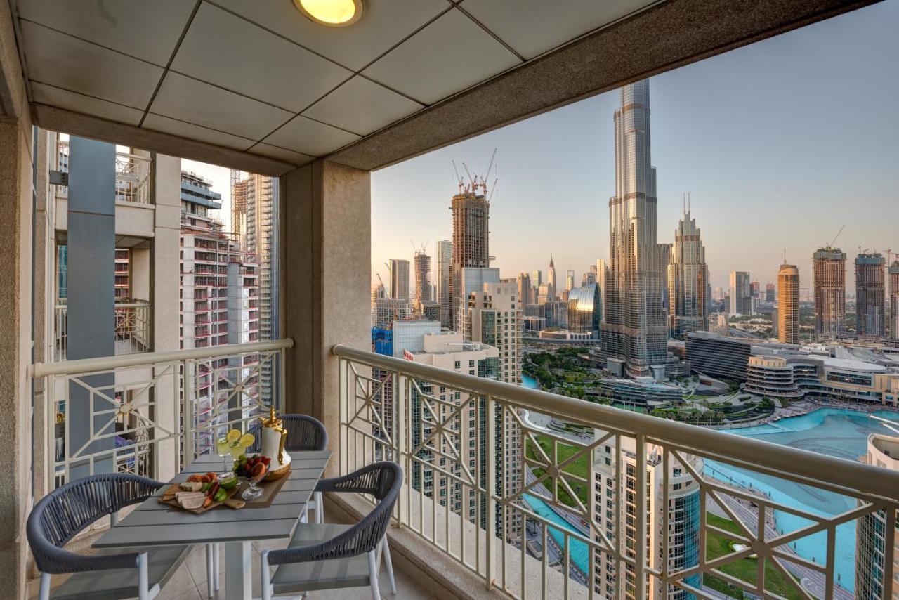 Durrani Homes - Designer 2Br Apt With Stunning Burj Khalifa And Fountain View Dubaj Exteriér fotografie